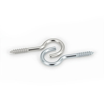 Metal Eyepins Hooks Eyelets Threaded Pendant goat eye closing machine tooth self-tapping screw zinc-plated nickel plating