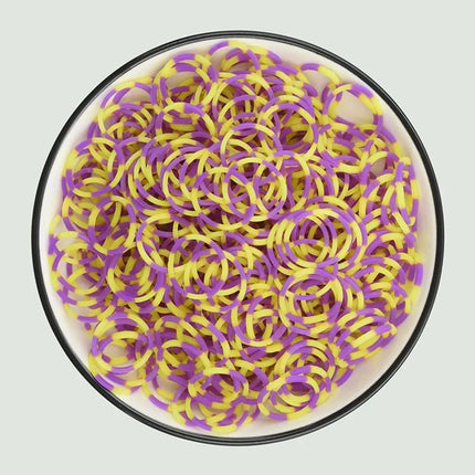 600Pcs Refill New Loom Rubber Bands Bracelet for Kids Hair Rubber Loom Bands Make Woven Colorful Necklace DIY Toy Children Gift