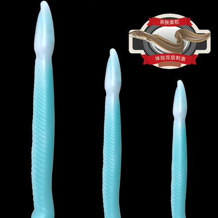 Eel Tentacle Anal Plug Super Long Anal Plug Soft Liquid Silicone Anal Dilator Women's Men's Anal Massage Adult Products