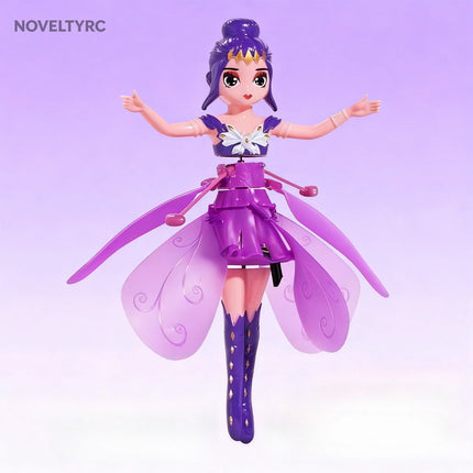 Rotating Luminous Princess Helicopter Doll Dancing Airplane Gesture Induction Luminous Flying Toy Christmas Gift Holiday Gift