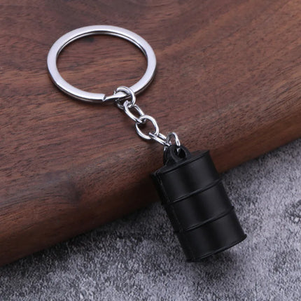 Creative Gear Head Keychain Speed Gearbox Keyring For Car Key Turbo Hub Brake Disc Pendant Shock Absorber Keys Holder Chain Ring
