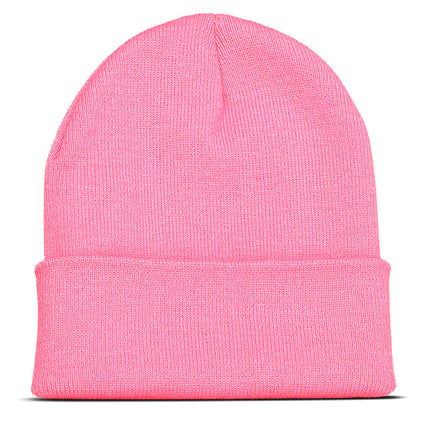 Personalized Custom Beanies Hats with Embroidery Text Logo for Men Women Warm Winter Knitted Cuff Beanie Cap Dropshipping
