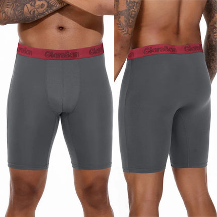 6pcs Set Long leg Boxer Men Underwear Male Brand Panties And Underpants For Homme Luxury Set Shorts Box Slip Briefs Soft