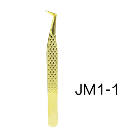 False Eyelash Tweezers For Fake Eyelashes Extensions Individual Curved Strip Lashes Eyebrow Hair Clip Tongs Nail Art Makeup Tool