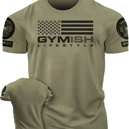 The 3D printed men's T-shirt for the summer of 2025 is a bestseller for sports fitness exercise casual fashion and lightness