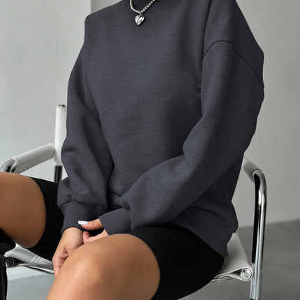 Solid Fashion Streetwear Women 12 Color Sports Sweatshirts Autumn Casual Pullovers Thicken Y2K Hoodie Hip Hop Street Sportswear