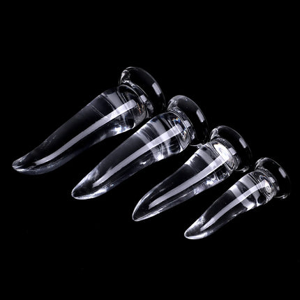 Soft Smooth Ox Horn Anal Plug TPE Anal Beads Plug Stimulate Prostate Massage Anus Expansion Trainer Sex Toys for For Women Men