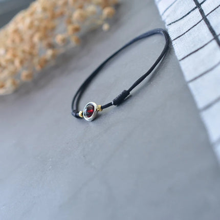 PANJBJ 925 Silver Color Mosubi Zircon Anklet For Women Girl Simplicity Retro Exquisite Jewelry Birthday Gift Dropshipping