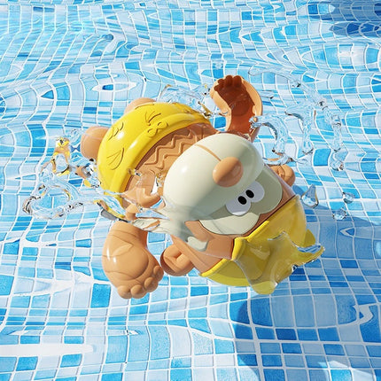 Baby Monkey Bathing Toy Summer Bathroom Water Play Toy Exercise Finger Flexibility Soothe Baby Bathing Game Clockwork Toy