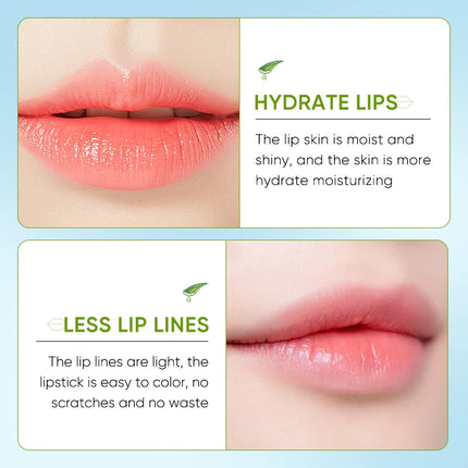 SADOER Aloe Vera Lip Balm- Lasting Moisturizing & Repairing Lip Care For Men And Women - Daily Care Lip Balm