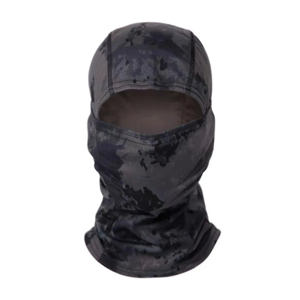 Motorcycle Cooling Full Face Mask Summer Breathable Motorbike Riding Hood Neck Cover Motocross Cycling Helmet Headgear