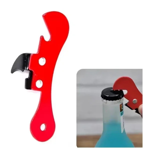 2/1pcs Multifunctional Bottle Opener Stainless Steel Safety Side Cut Manual Can Opener Ergonomic Can Opener Can Kitchen Tools