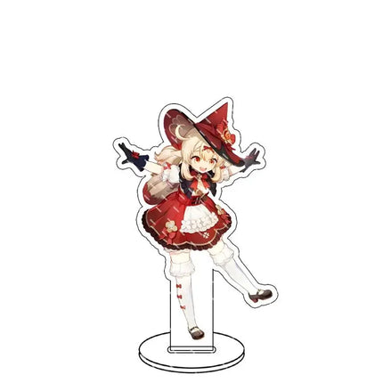 Genshin lmpact Anime Figure Acrylic Stand Lauma Flins Aino Ineffa Model Plate 1pc Desk Decor Standing Sign Game Fans Gifts Key