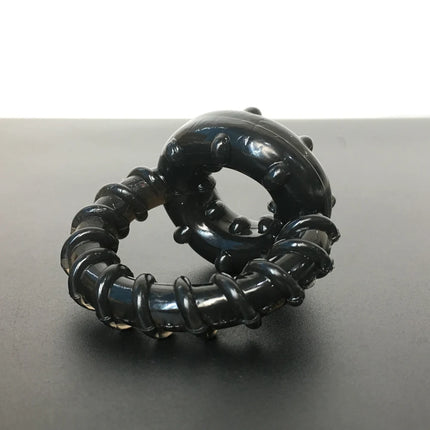 Super Soft Silicone Penis Ring Delay Ejaculation Ball Scrotum Stretcher Triple Cock Ring Cockring BDSM Sex Toys for Men