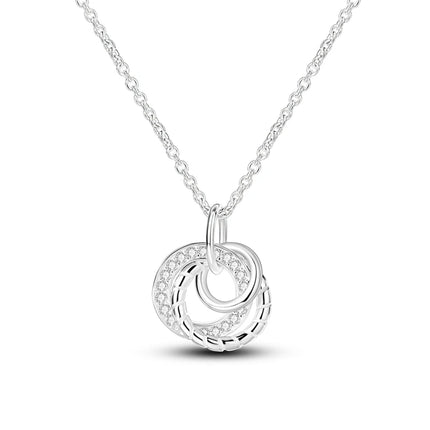 925 Sterling Silver Necklace Dreamcatcher Painting Plate Butterfly Necklace Fit Original Charms Fine Jewelry DIY Women Fashion