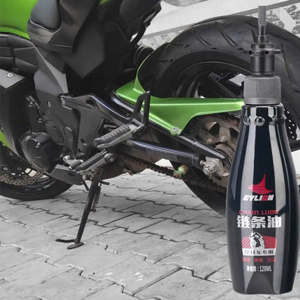 120ml Motorcycle Chain Oil Lubricating Oil Chain Wax Oil Prevention Reduction Maintenance Rust Electric Vehicle Seal
