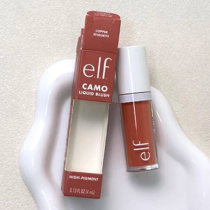 Elf Blush for Lips Cheeks Smooth Liquid Blush Two-ended Lipstick Lip Gloss Long-lasting Makeup Pink Primer for Pore Minimization