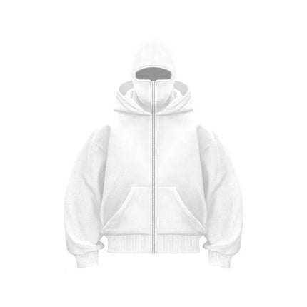 2025 Autumn and Winter New Men's and Women's Casual Sportswear With Hooded Mask Design, Sporty and Fashionable Plus Size Hoodie