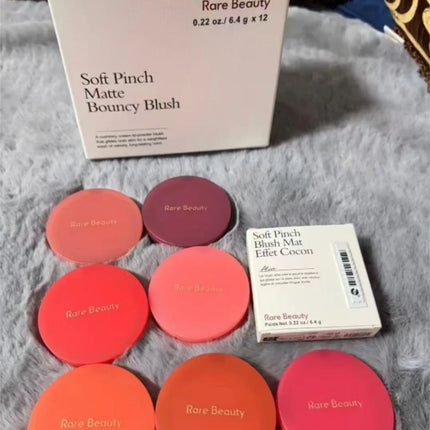 Rare Beauty Soft Pinch Matte Bouncy Elastic Blush Moisturizing Lasting HOPE HAPPY ALIVE GRATEFUL Monochrome Rouge Blush Plate