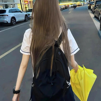 White ort Sve orm Set School orm Sle JK Outfit Baing Running Class orm College Wind Women's irt