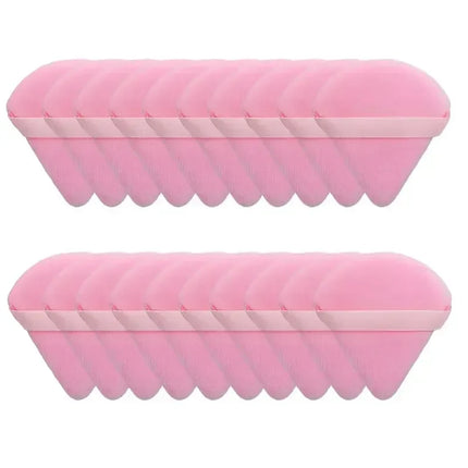 2/5/10/20Pcs Triangle Powder Puff Wet Dry Use For Loose Powder Liquid Cosmetic Soft Plush Powder Puff Makeup Foundation New In T