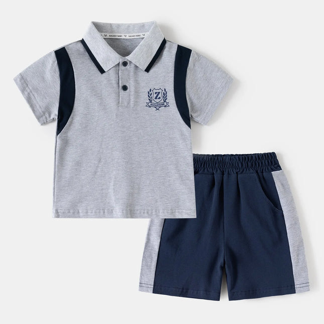 Baby boy's  short-sleeved summer Sports set  boys' summer wear Clothing thin and casual sports clothings