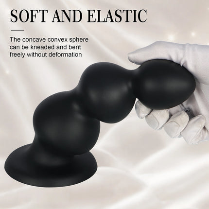 Big Anal Beads Soft Liquid Silicone 1/2/3 Balls Buttplug Suction Cup Sex Toys for Women Men Prostate Massage G-spot Masturbation