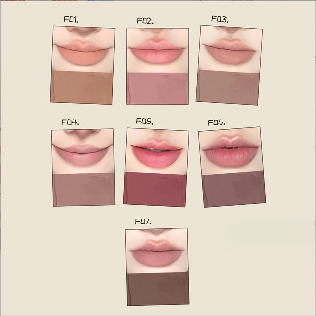 LEEMEMBER Lip Liner Bear Bakery Collection Lipstick Pencil Natural Coverage And Change Lip Color Double-Ended Lip Makeup