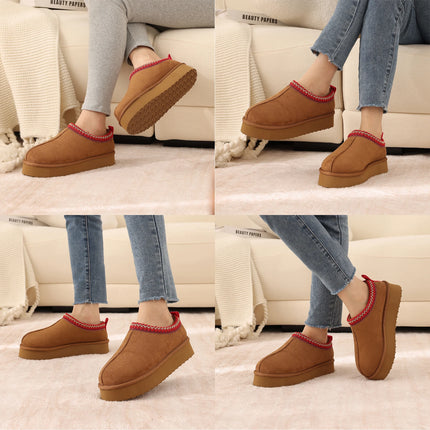Eyriphy, Size 36 to 42, Winter Boots Woman Warm Women's Boots Fur Boots Low-top Snow Boots Fashion Woman Shoes