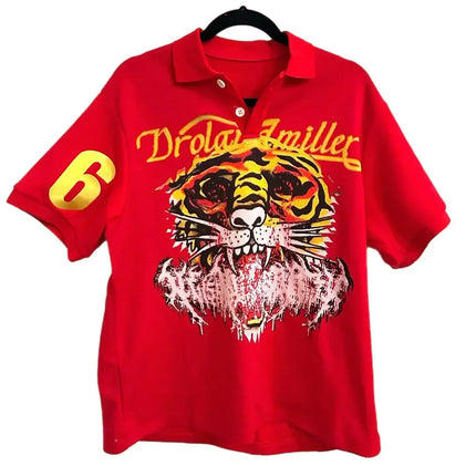 Vintage Sounds Collection Graphic T Shirts Goth Style Streetwear Harajuku Short Sleeve Y2k Tops Polo t shirt for men clothing