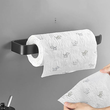 Kitchen Paper Towel Holder Adhesive Tissue Hanger Toilet Roll Paper Dispenser Cabinet Storage Napkin Rack Bathroom Accessories