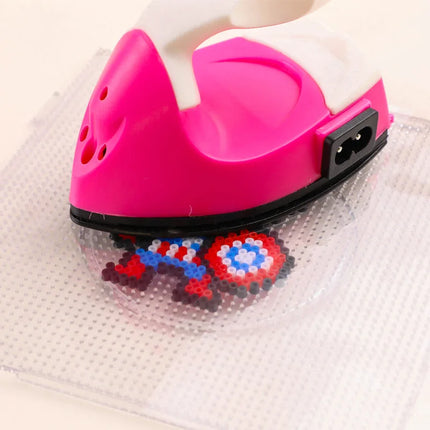 Mini ironing beads Eectric Iron DIY Craft Hot Fix Rhinestone Iron Map Special Creative Hama Beads Hand Making3DPuzzle Iron EU/US