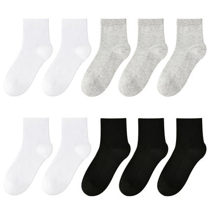Children's Pure Cotton Mesh Boneless Summer Thin Ankle Socks OEKO-TEX Certified Safe for Kids Boys and Girls for School and Home