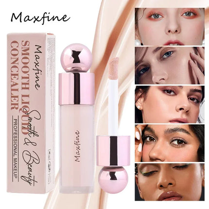 Cream Concealer Full Coverage Foundation Cream For Dark Skin Oil-Control Korean Moisturizing Foundation Lasting Base Makeup