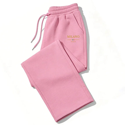 2026 Hot Sale Milan City Printed Jogger Pants Men Women Autumn Winter Casual High Quality Outdoor Running Sports Sweatpants