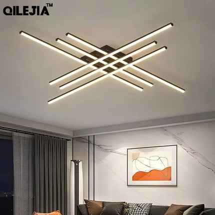 Fixtures Ceiling Light Geometric Aesthetics For Living Room Bedroom Dining Room Black Chandelier Ceiling Lamp Fixtures Home Lamp