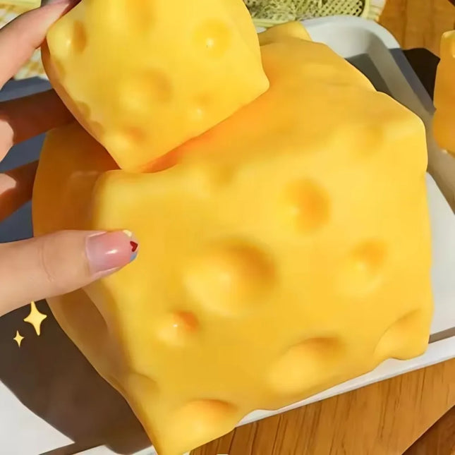 Giant Cheese Squeeze Toy blind box Extra Large Size Cheese Squishy Fidget Toys Slow Rebound Shapeable Venting Ball toys Gifts