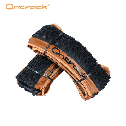 ONTRACK FOLDED TIRE MTB 26/27.5/29X2.10 CUTLASS 30TPI  BROWN WALL SKIN