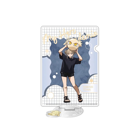 My Hero Academia Animal Beach Ball Ver 15CM Double Sided Acrylic Stand keychain 2026 New Anime Stand Dabi Deku Desk Decor Gift