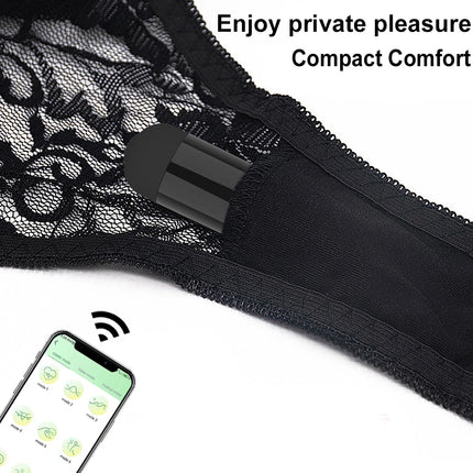 Wearable bullet vibrator G-spot clitoris stimulation adult sex toy with app remote control vibration invisible strap underwear