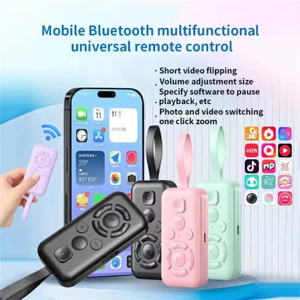 For Tik Tok Wireless Bluetooth Mobile Selfie Lazy Music Video Remote Control Mobile Phone Bluetooth Controller For All iPhone