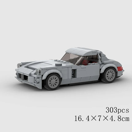MOC Speed Sports Super Race Car Model Building Blocks DIY Bricks City Technical Rally Great Racing Vehicle Christmas Gift Toy
