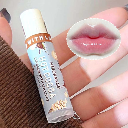Multi flavor lollipop lipstick Hot Cocoa Lip Mask Moisturizes, moisturizes and reduces lip lines for men and women