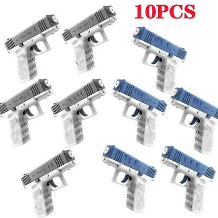 GOWKE 10PCS New Water Gun NON Electric  Pistol Shooting Toy Full Automatic Summer Beach Toy For Kids Children Boys Girls Adults