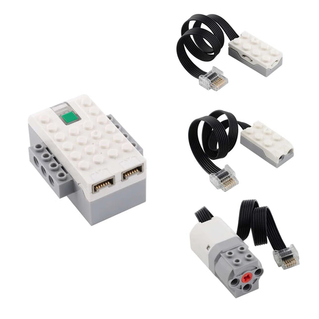 45300 19071 Power Function Parts Set Motion Tilt Sensors Smart Hub Motor Building Blocks Educational Brick Toy for Children Gift
