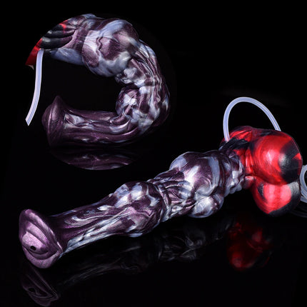 NNSX Huge Knot Squirting Horse Dildo Silicone Water Spray Anal Plug Anus Dilator Vagina Feamel Masturbator Penis for Woman