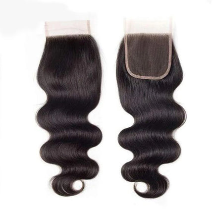 13x4 HD Transparent Lace Frontal 100% Human Hair Pre plucked Bleached Knots Natural Hair Line 4x4 Lace Closure With Baby Hair