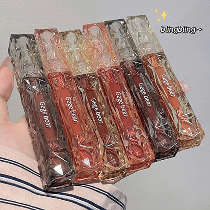 Gege Bear Crystal Mirror Water Lip Gloss Hydrating and Ultra-Moisturizing High Shine Glossy Lip Tint for Fuller Lips