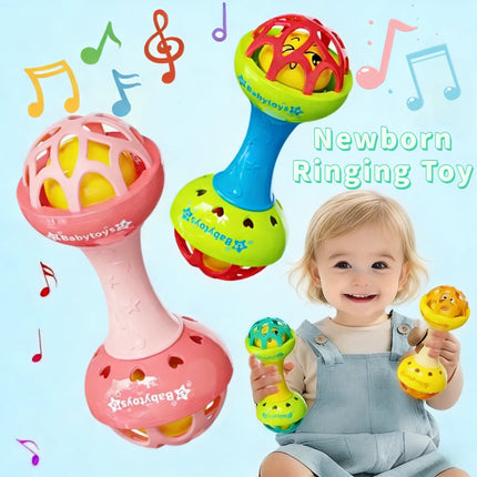 1pc Double Headed Ringing,Exercise Grip Training,Bright and Eye Catching,Highly Beloved by Babies,loved by babies