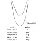 1.2mm-Silver / 50cm